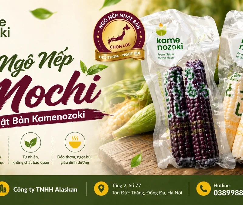 Ngô Mochi (Ngô Nếp Ngón Tay) - Ngô Kamenozoki