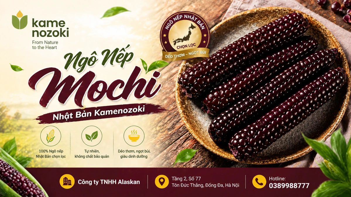 Ngô Mochi (Ngô Nếp Ngón Tay)